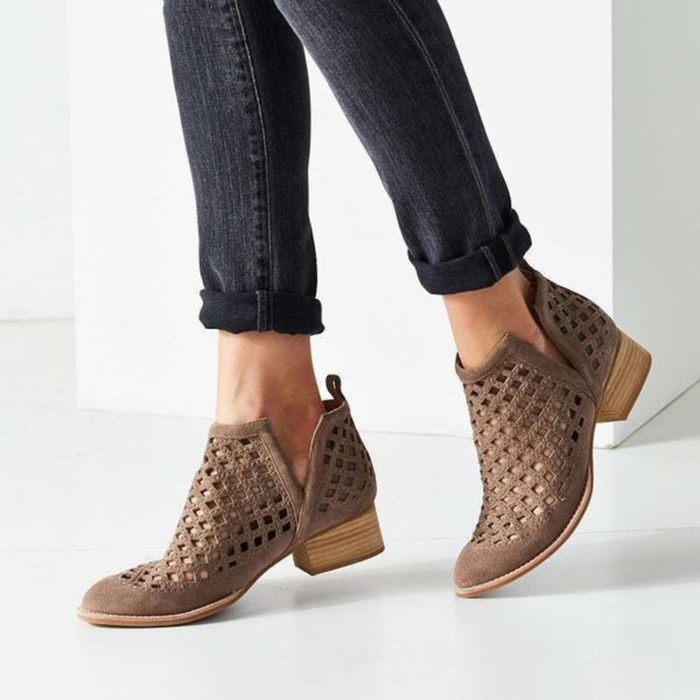 Jeffrey Campbell suede booties
